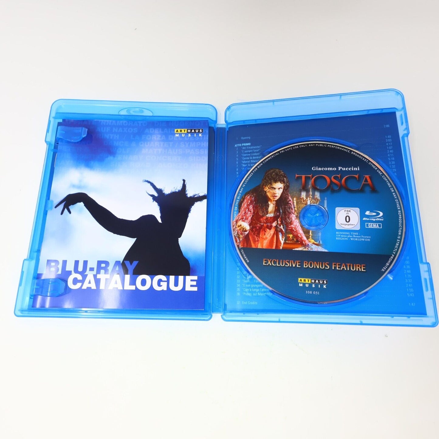 Giacomo Puccini Tosca Arena di Verona Orchestra 2011 Blu-Ray Daniel Oren Tested