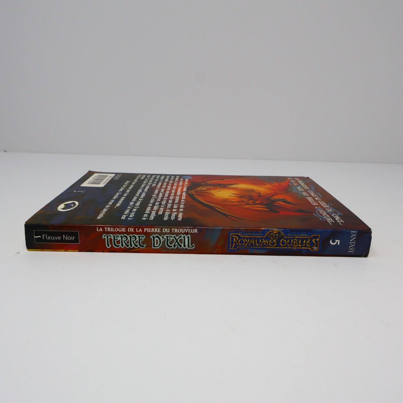 1990 Terre d'Exil Royaumes Oubliés #5 de R. A. Salvatore Forgotten Realms PB 90s