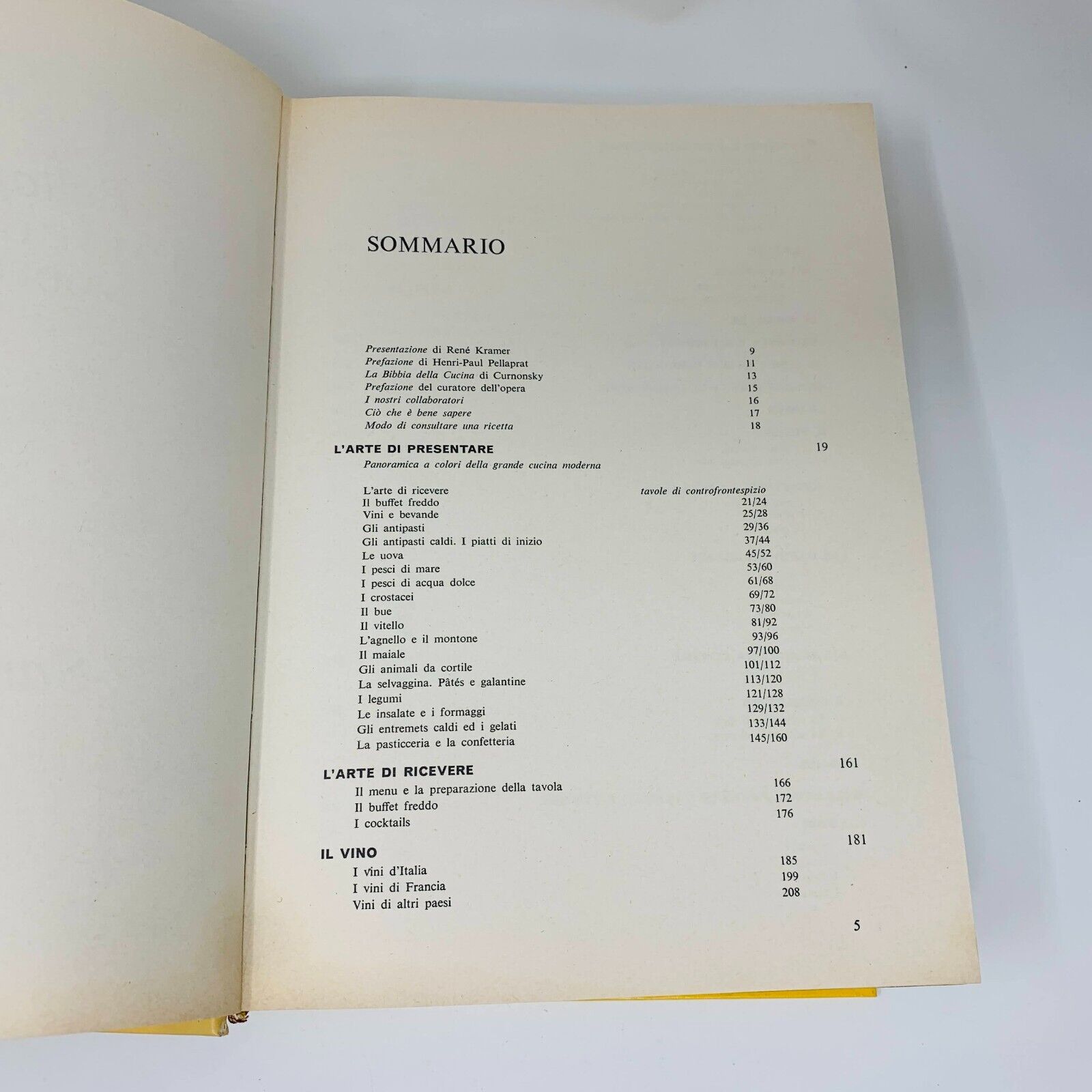 1973 Pellaprat L'Arte Della Cucina Moderna Sansoni Cookbook Italian Hardcover