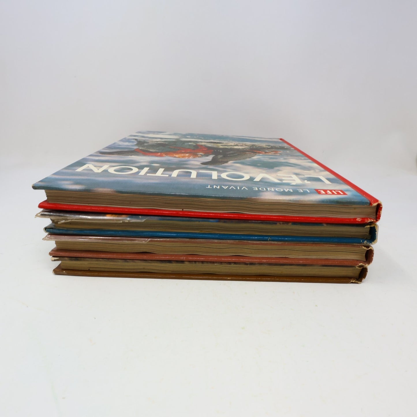 Life Le Monde Vivant/des Sciences Croissance Évolution Lot 4 Livres Français HC