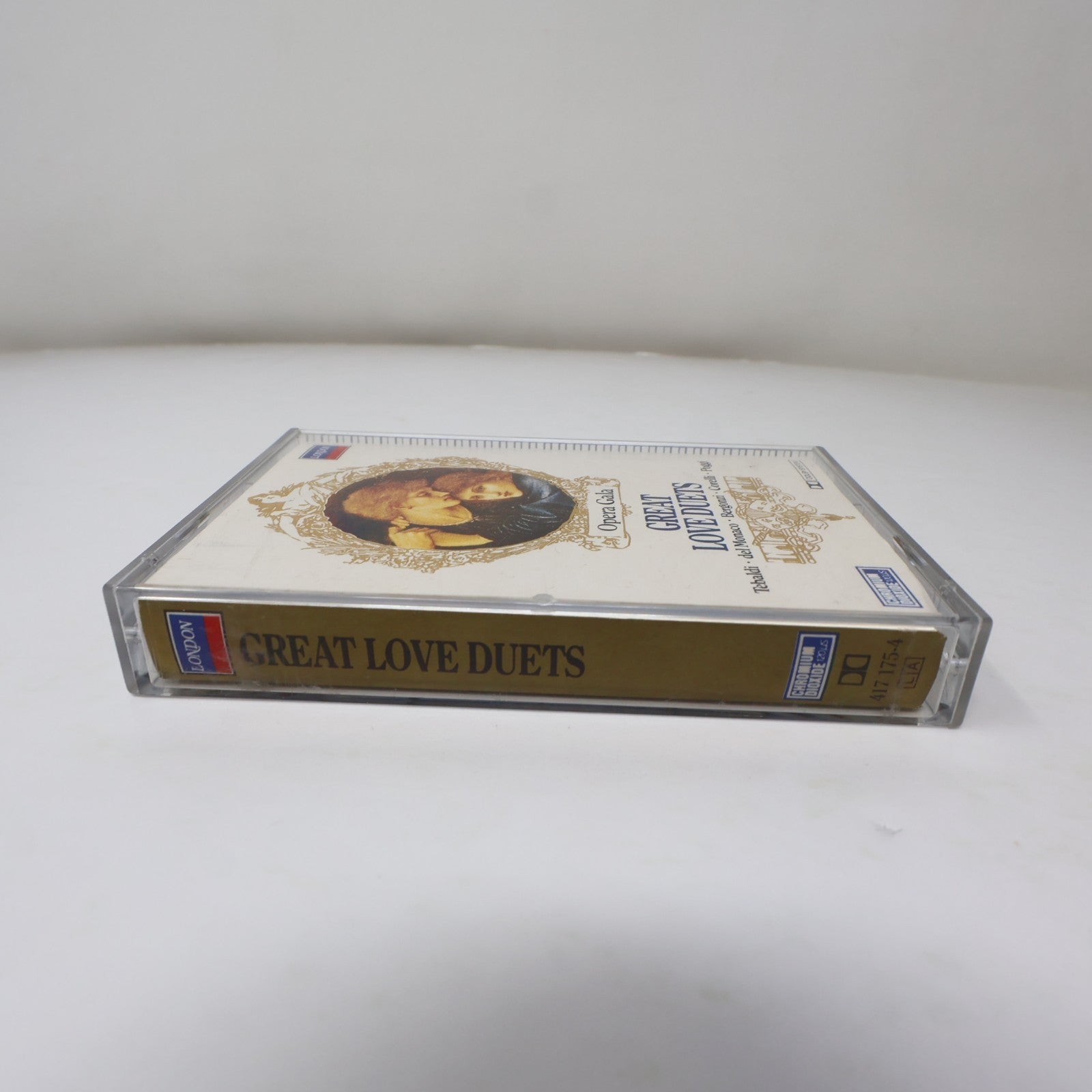Great Love Duet Opera Gala Cassette Tebaldi/Del Monaco/Bergonzi/Corelli London