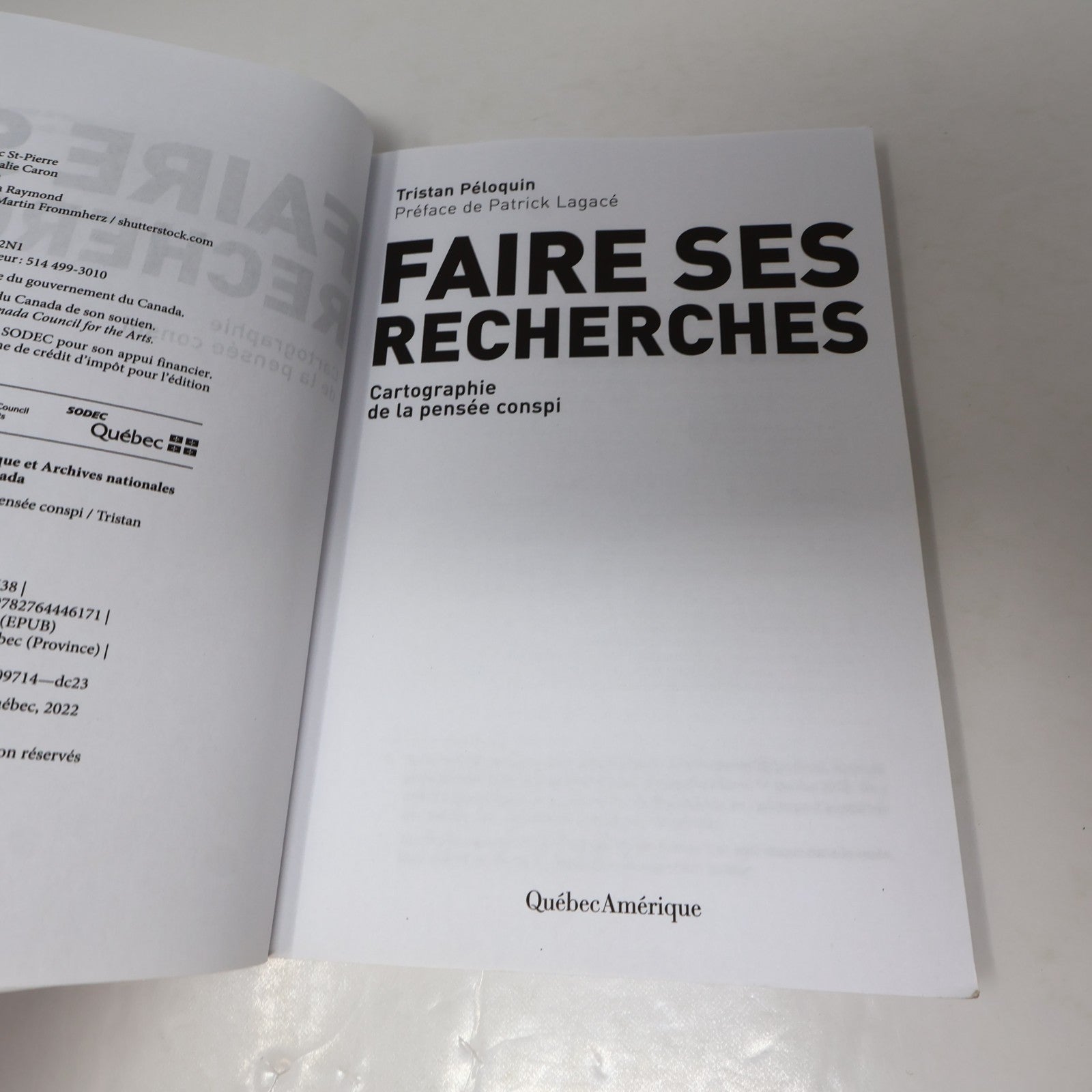 Faire ses Recherches Cartographie de la Pensée Conspi Tristan Péloquin 2022 PB