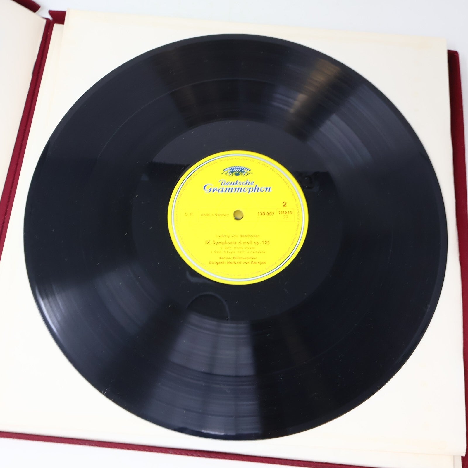 Beethoven Berliner Herbert von Karajan IX. Symphonie Nr. 8 LP Record 138 807/808
