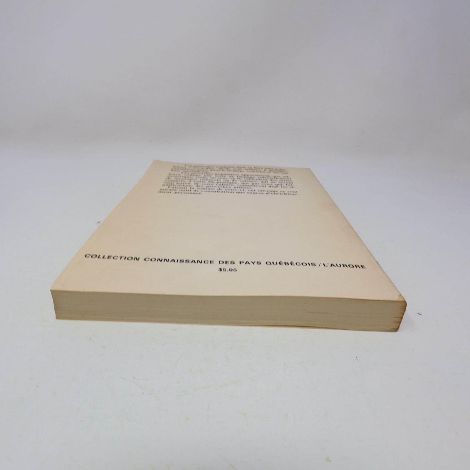 1974 Le Livre de Proverbes Québécois Pierre Desruisseaux L'Aurore Langue 70s PB