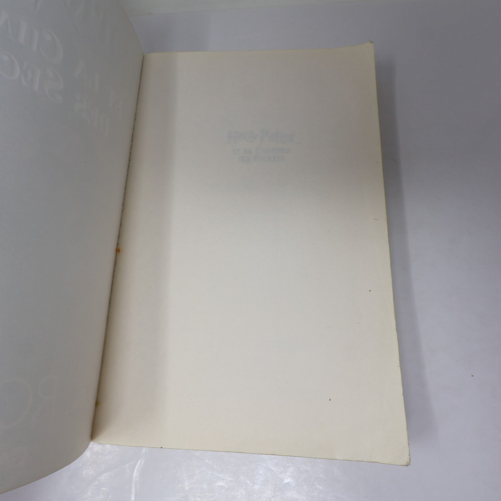 Harry Potter et la Chambre des Secrets J.K. Rowling 2005 PB Grand Format Livre