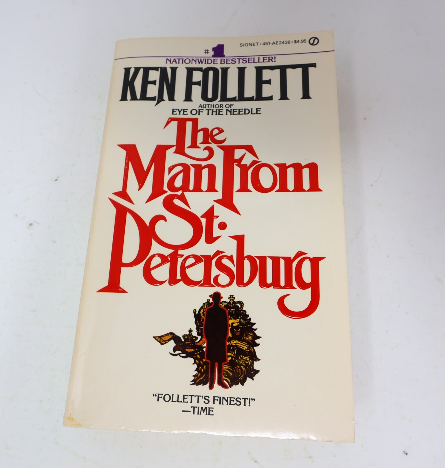 1983 The Man From St. Petersburg Ken Follett Signet Historical Fiction Thriller