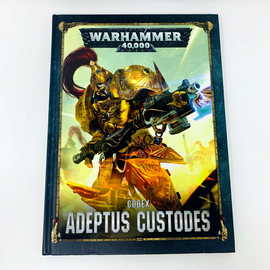 2018 Warhammer 40,000 Codex Adeptus Custodes Games Workshop Livre Français 40k