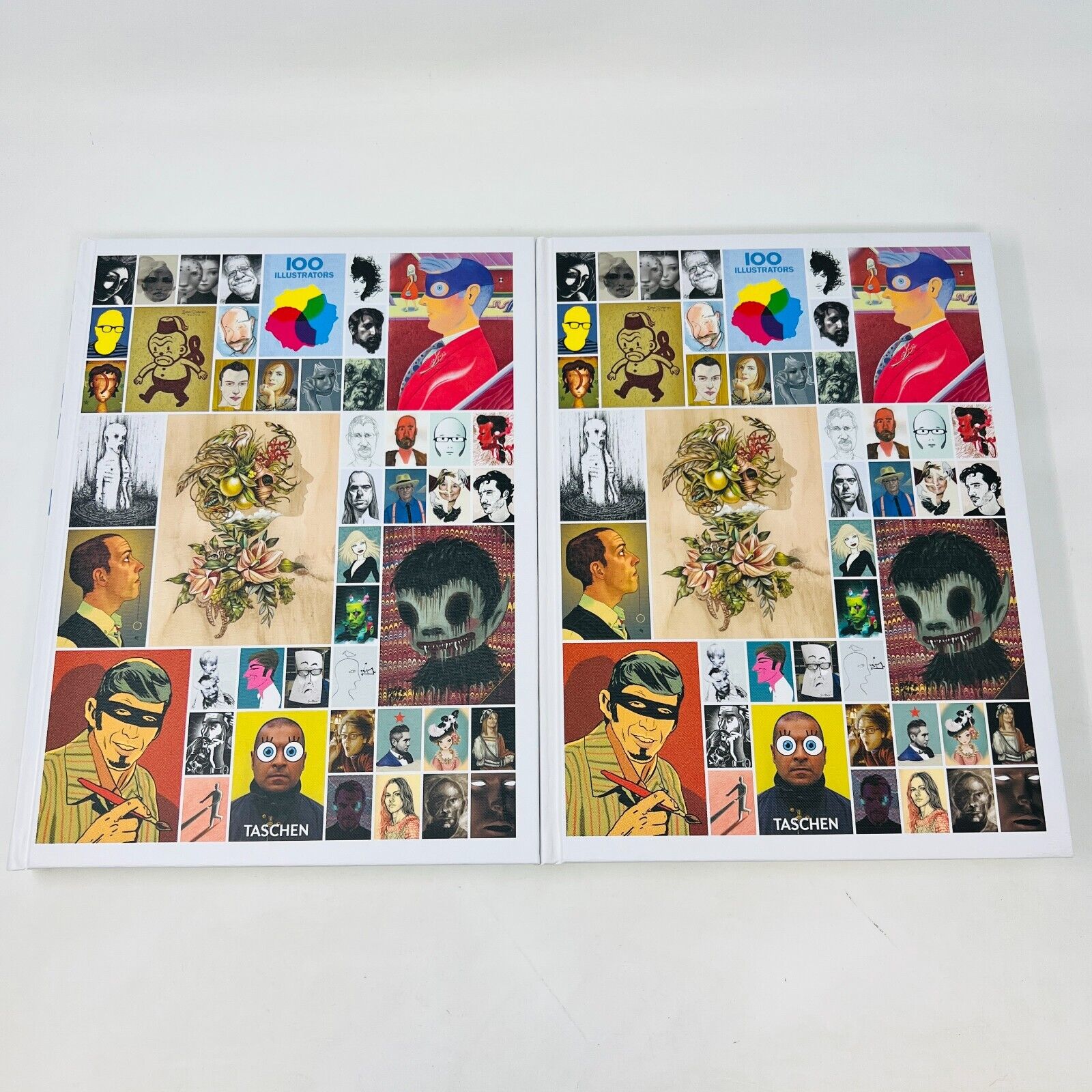 100 Illustrators #1-2 Taschen 2014 Hardcover Set Lot of Books Art Illustrations