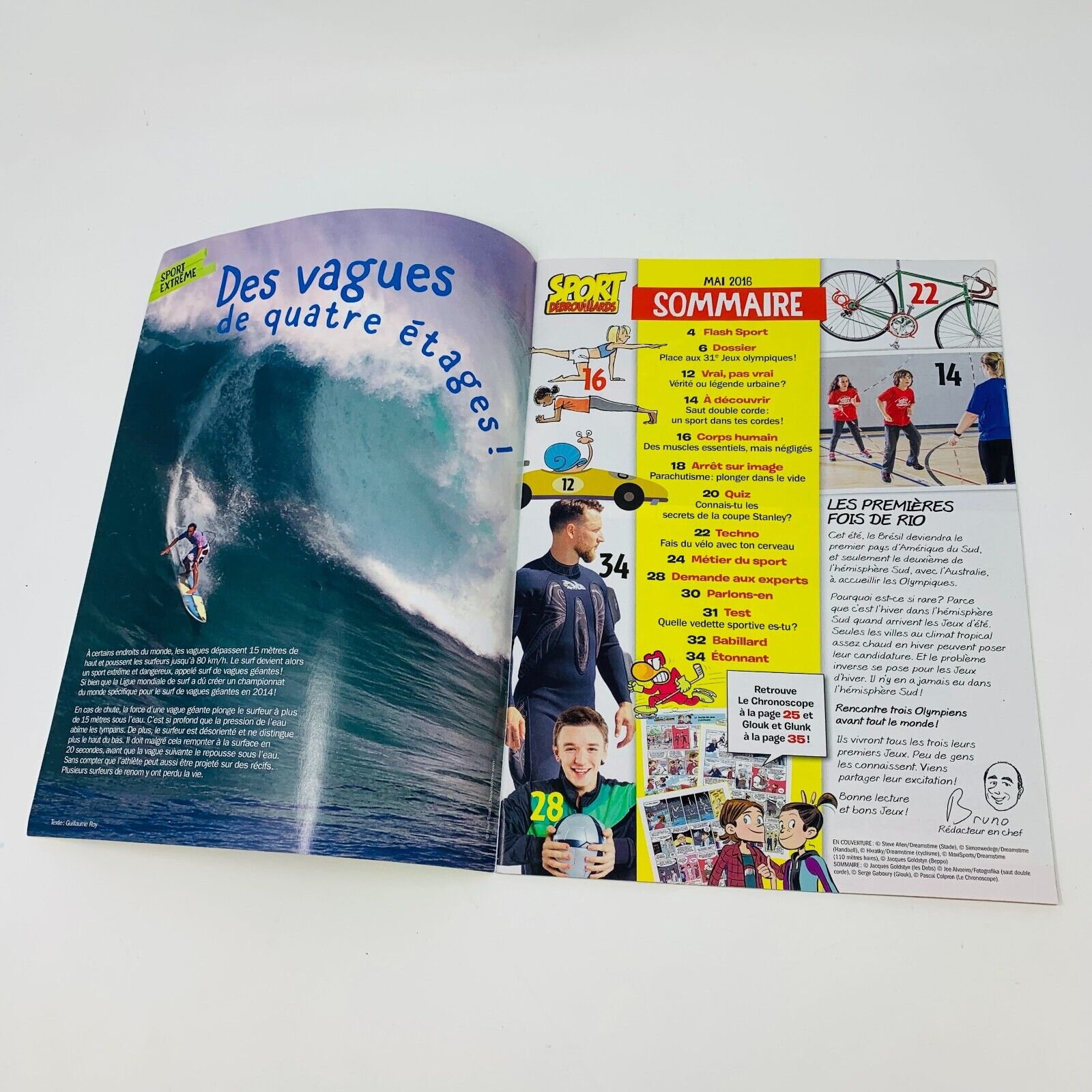 Sport Débrouillards 12 Magazines Enfants Français 2012-16 Années Incomplètes Lot