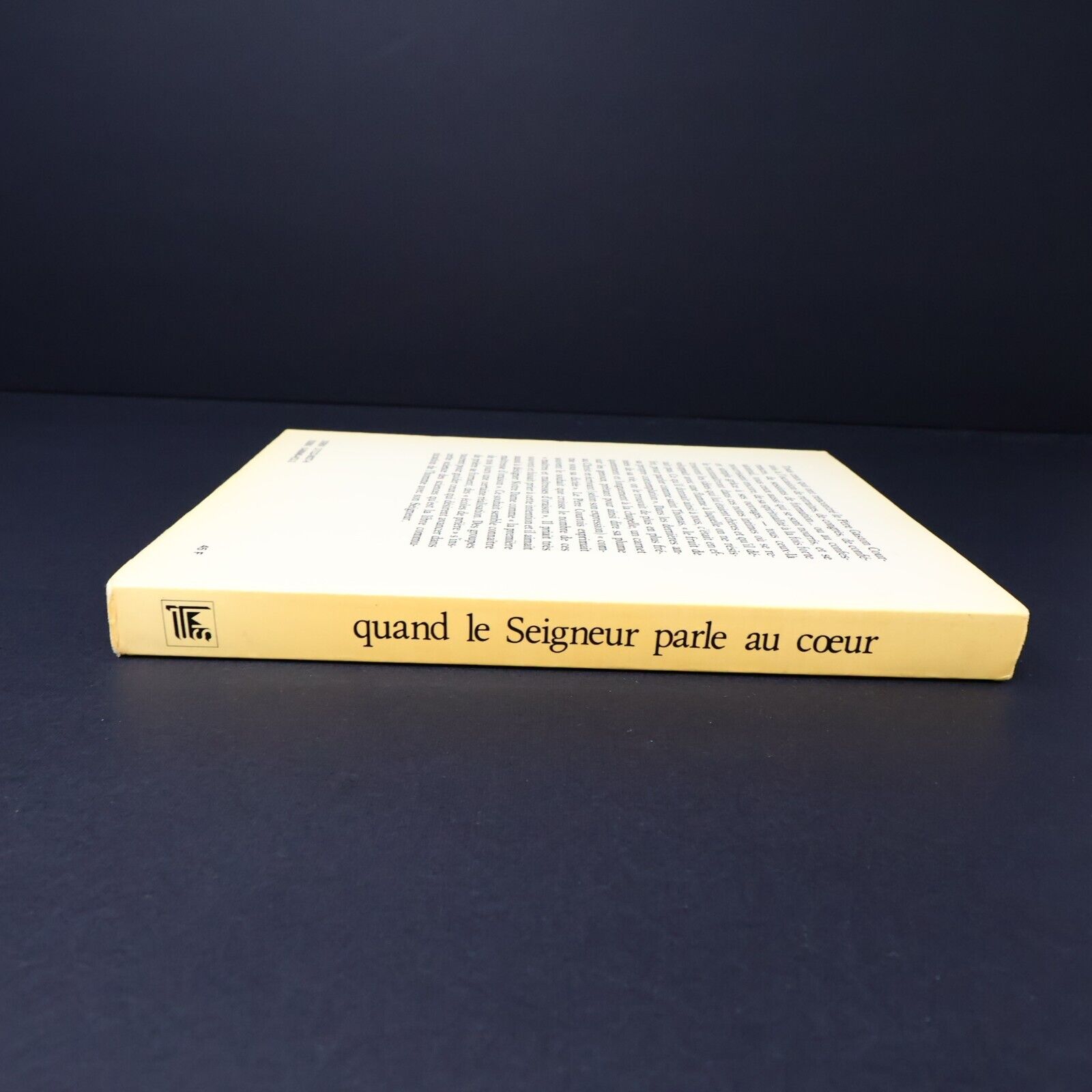 1983 Quand le Seigneur Parle au Cœur Carnets Spirituels Inédits Paperback PB 80s