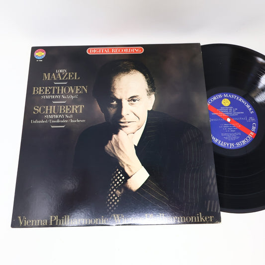Lorin Maazel Beethoven Schubert Wiener 1981 Symphony #5 op.67 #8 Record 1P 7596