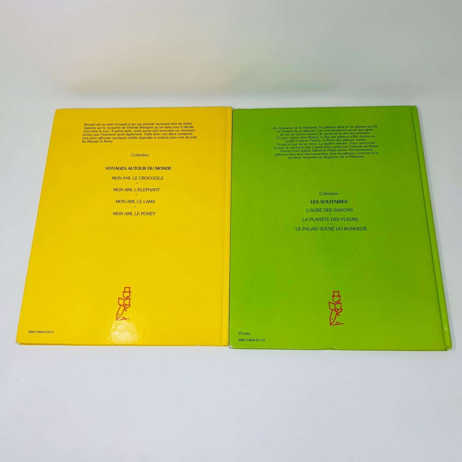 2x Caran D'Ache Mon Ami le Poney/Palais Sucré du Bonheur Lot Livres Enfants 80s
