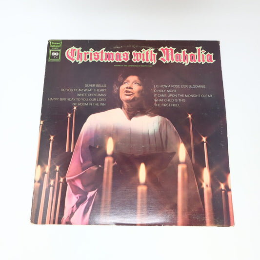 Christmas With Mahalia Jackson LP Record 1967 CS 9727 Marty Paich Silver Bells