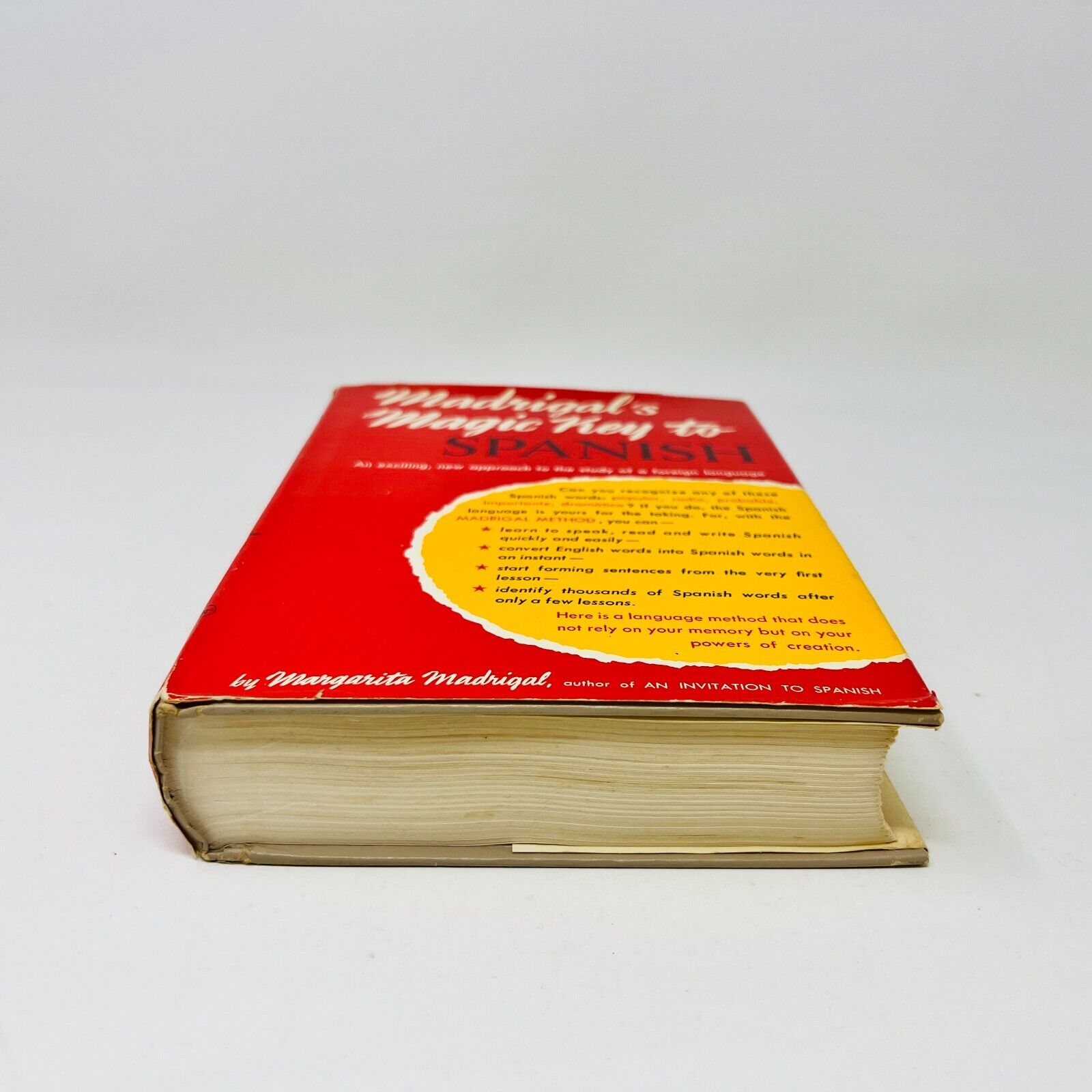 1953 Margarita Madrigal's Magic Key to Spanish Illustrations by Andy Wahrol HC
