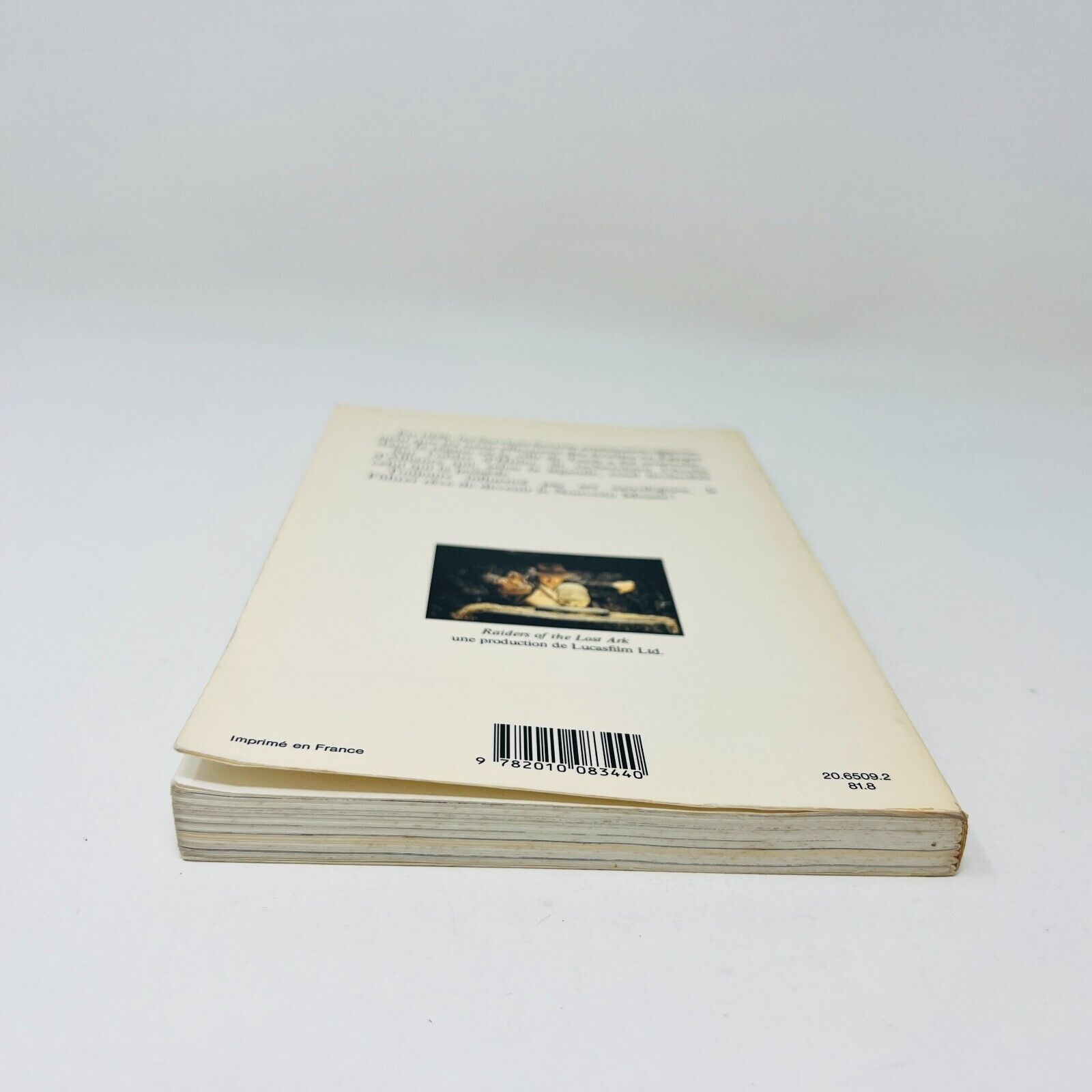 1981 Les Aventuriers de l'Arche Perdu de Campbell Black Hachette Indiana Jones