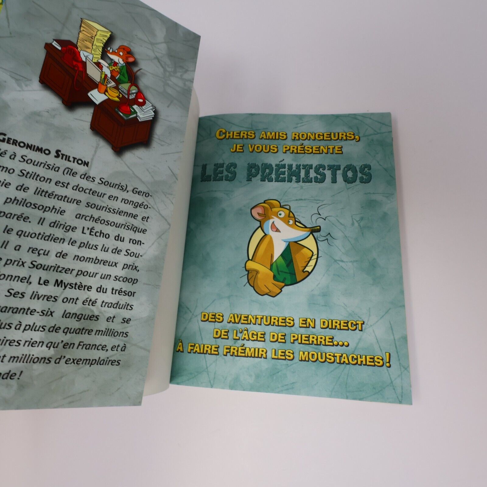 Lot 7 Livres Geronimo Stilton #1-2,5-8 Enfants Albin Michel Français French