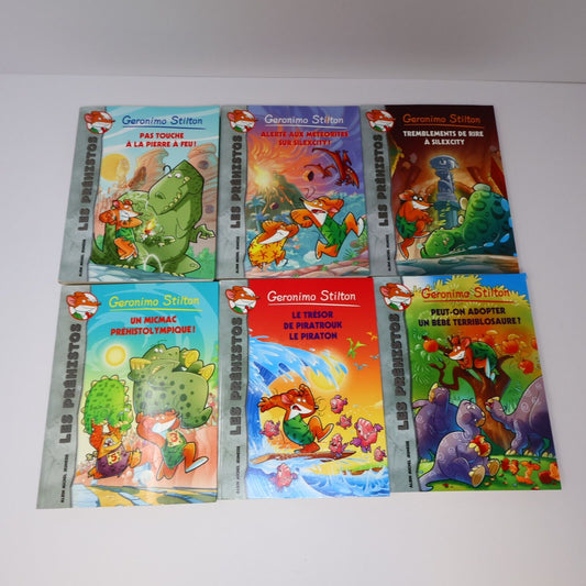 Lot 7 Livres Geronimo Stilton #1-2,5-8 Enfants Albin Michel Français French
