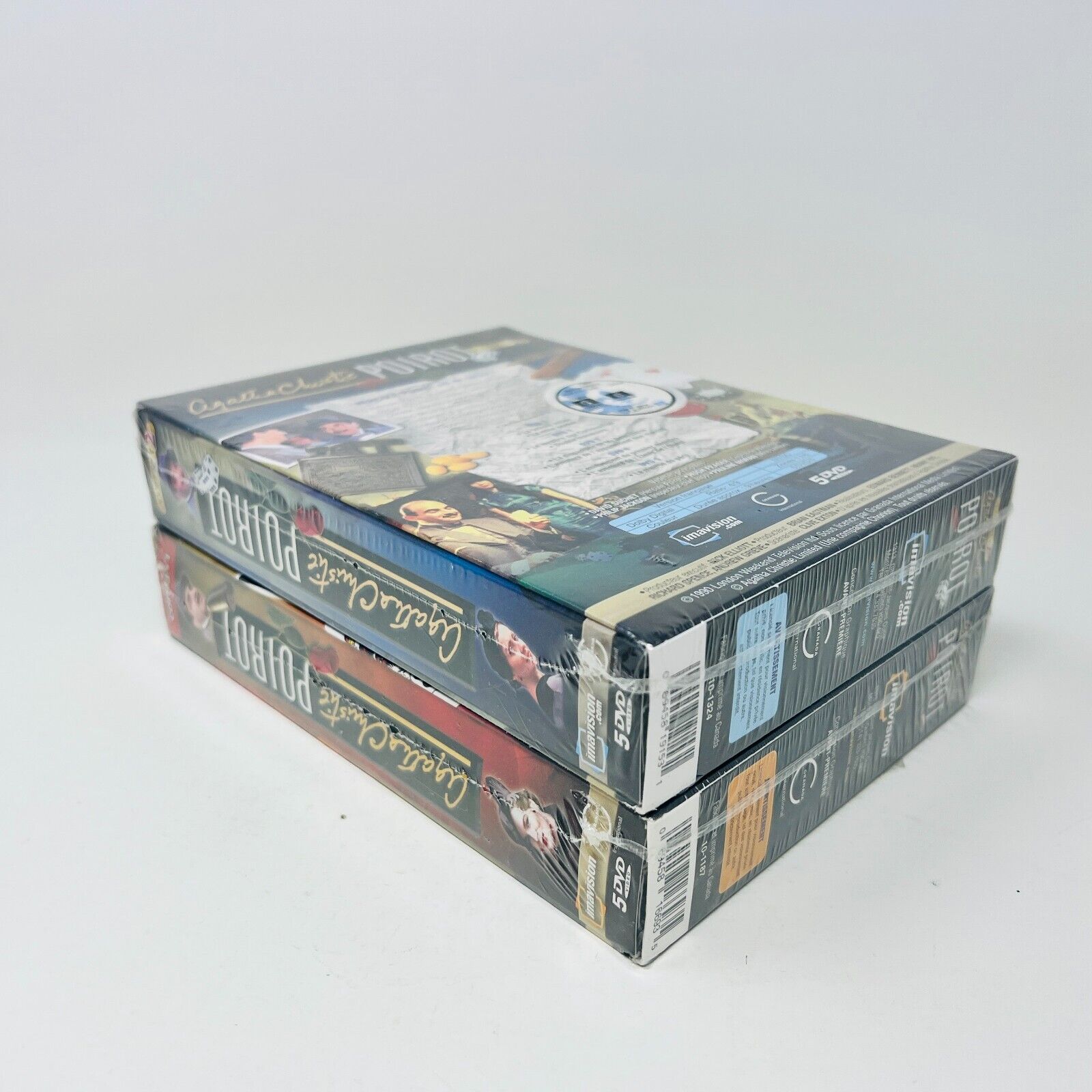 Agatha Christie Poirot Coffrets #1-2 Lot de DVD Scellés en Français/French NTSC