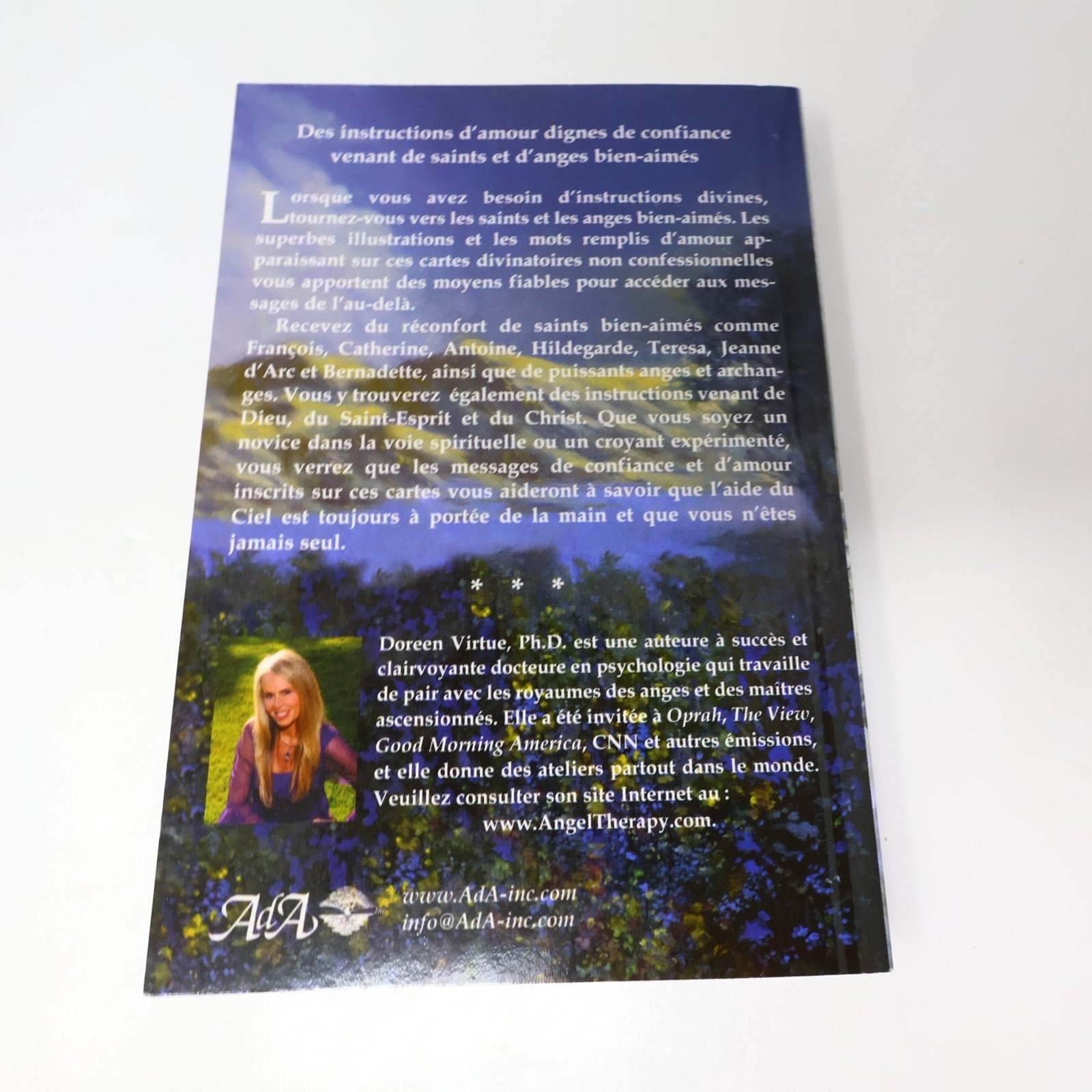 Cartes Divinatoires des Saints et des Anges Doreen Virtue Ada Complet Tarot