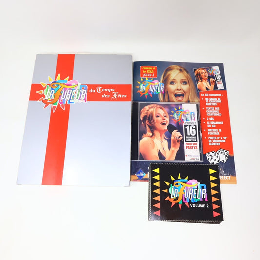 La Fureur Volume 2 & Temps des Fêtes Lot de 2 Jeux Société CD Véronique Cloutier