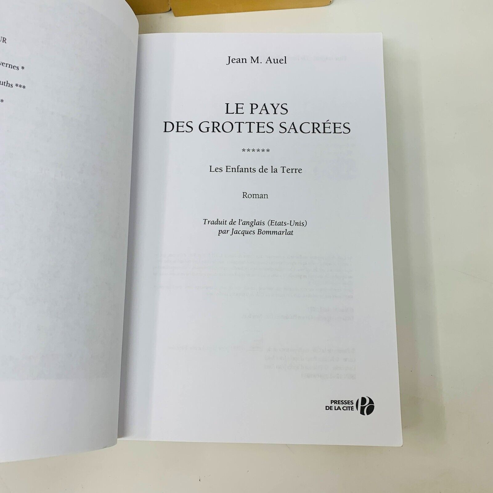Les Enfants de la Terre 1-6 French Français Jean M. Auel Série Complète Livres