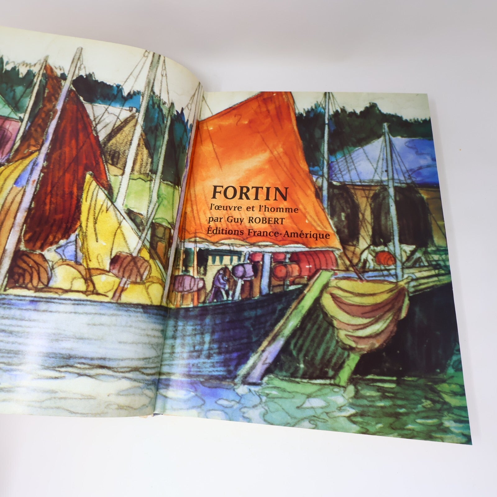 1982 Fortin l'Oeuvre et l'Homme Guy Robert Marc-Aurèle Fortin Québec Français HC