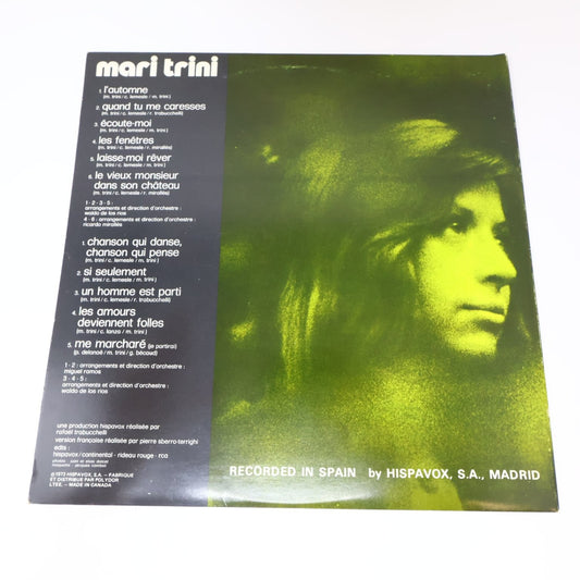 Mari Trini L'Automne 12" LP Record 1973 Polydor Pop Français 33RPM 2480 196