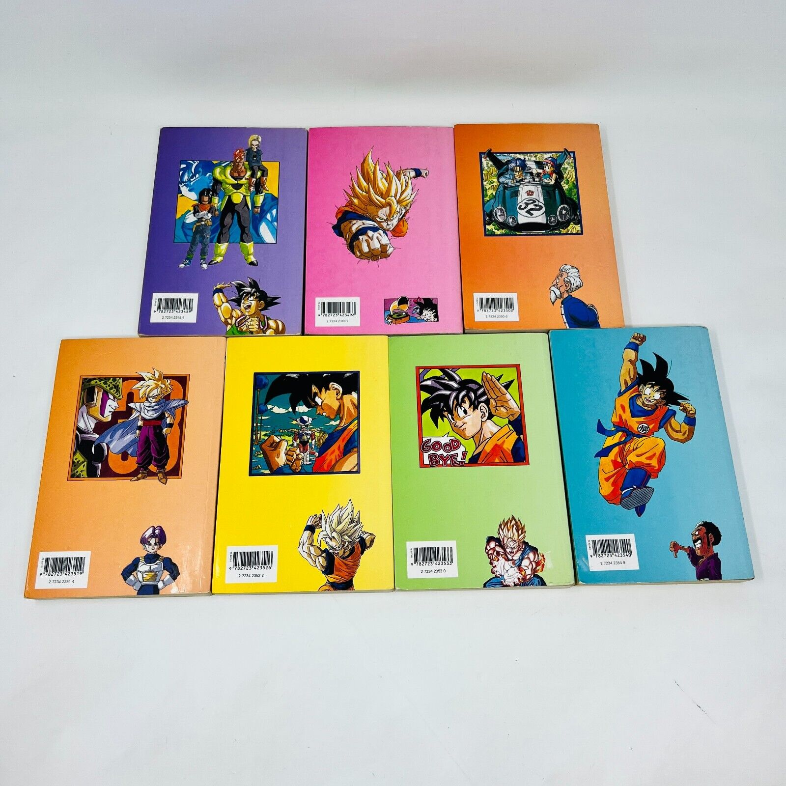 7x Dragon Ball Glénat #30-36 Lot Mangas Akira Toriyama Réunification 1998-99 PB