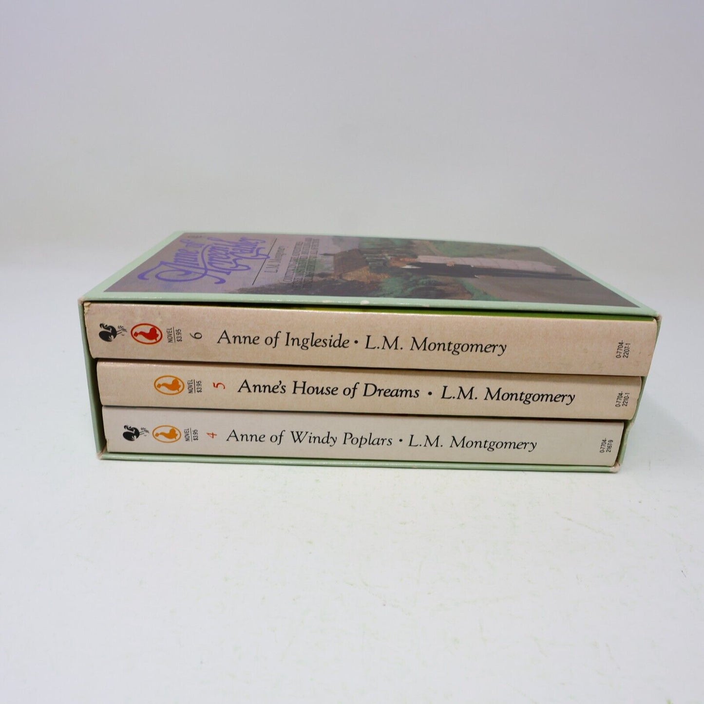 Anne of Green Gables #4-6 Box Set #2 L. M. Montgomery Seal Books Ingleside 1980s