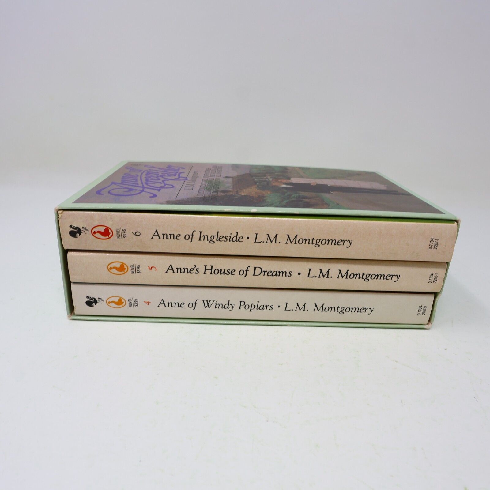 Anne of Green Gables #4-6 Box Set #2 L. M. Montgomery Seal Books Ingleside 1980s