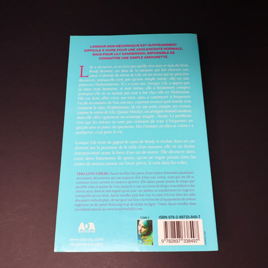 2014 Le Baiser de la Sirène #1 de Tera Lynn Childs Paperback PB Ada Français