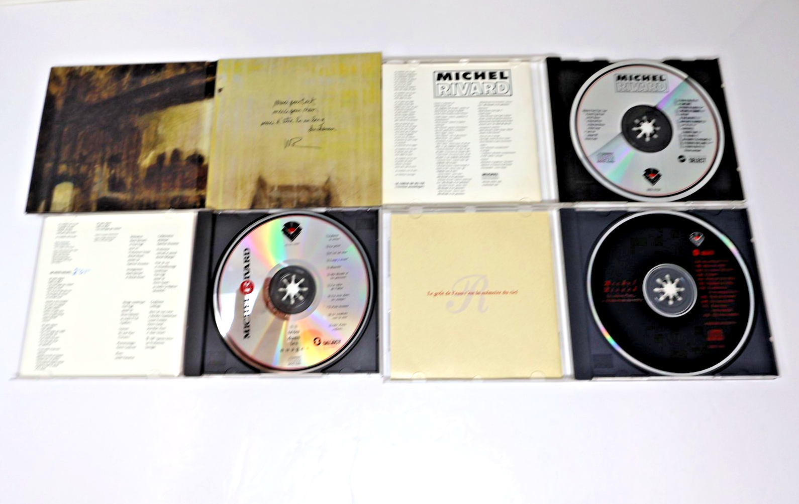 Michel Rivard Lot 4 CD Un Trou dans les Nuages/Le Goût de L'Eau/Roi de Rien