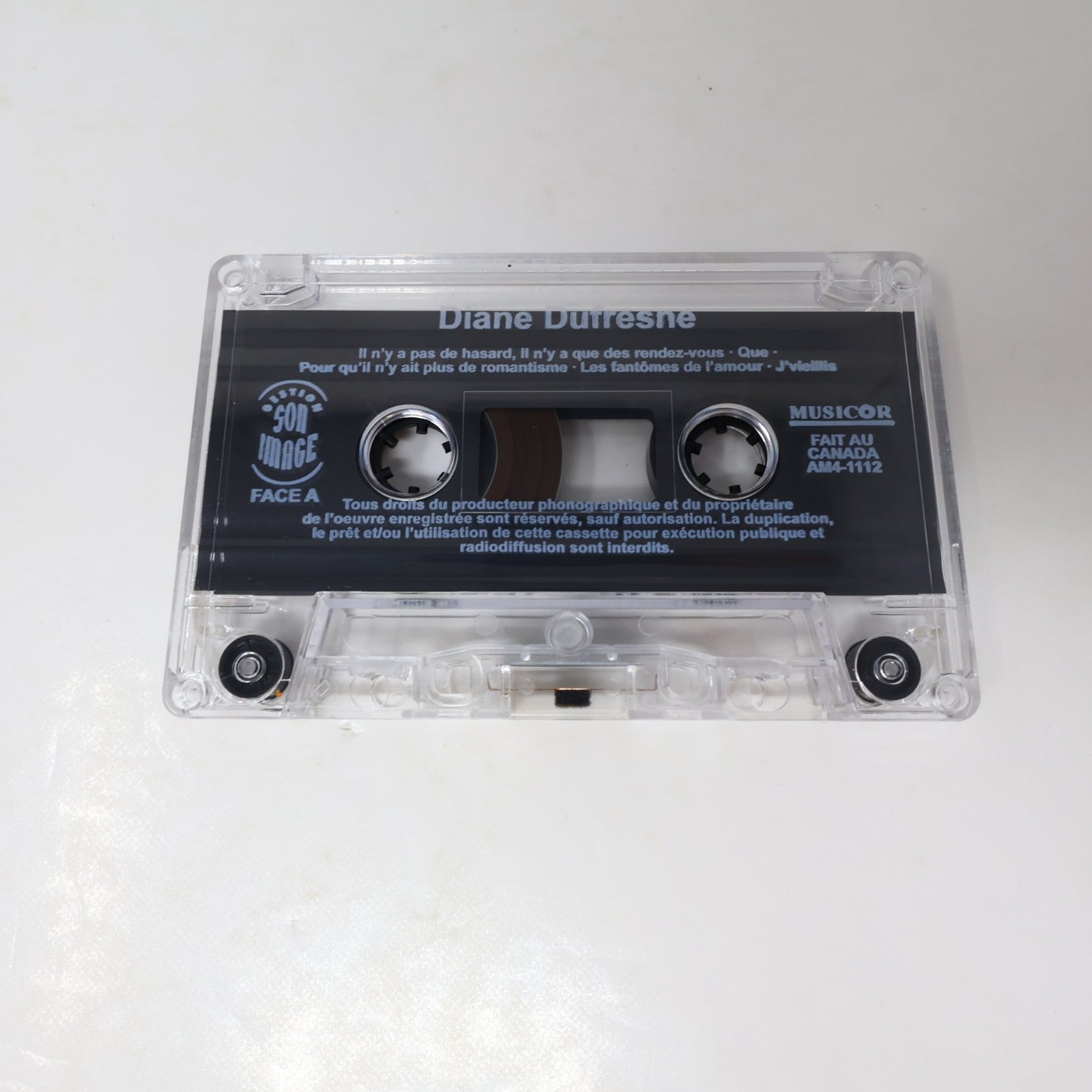 Diane Dufresne Cassette Éponyme I Love You Soho!/Le 304 1997 Musicor AM4 1112