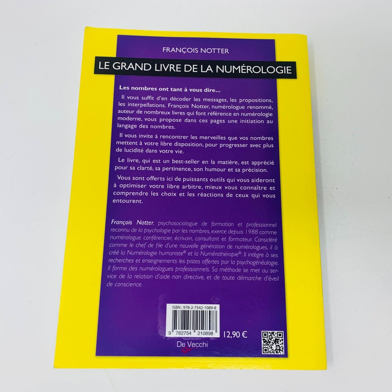 2013 Le Grand Livre de la Numérologie De Vecchi François Notter Numérologue