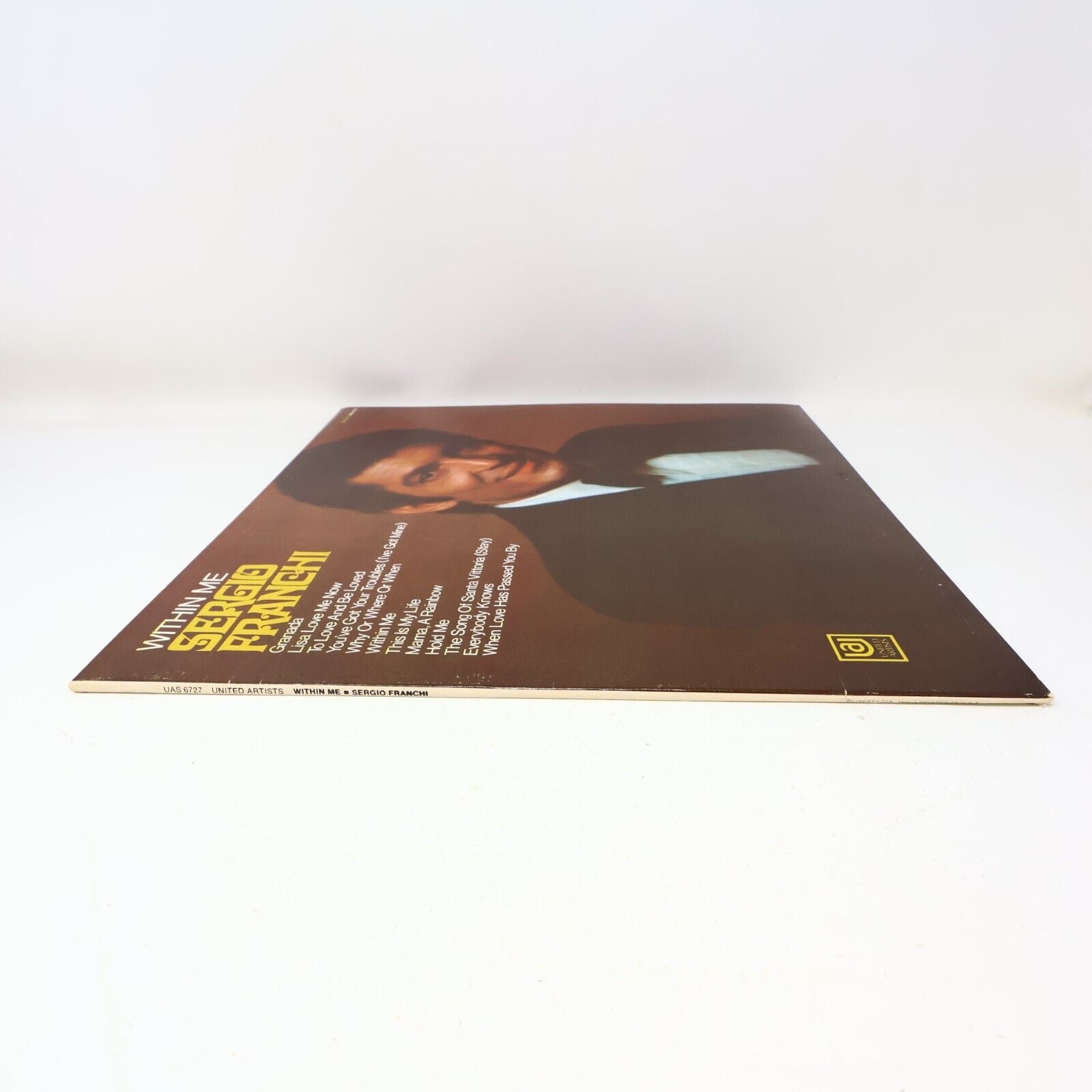 Sergio Franchi Within Me LP Record Vinyl UAS 6727 Granada This is My Life 1970s