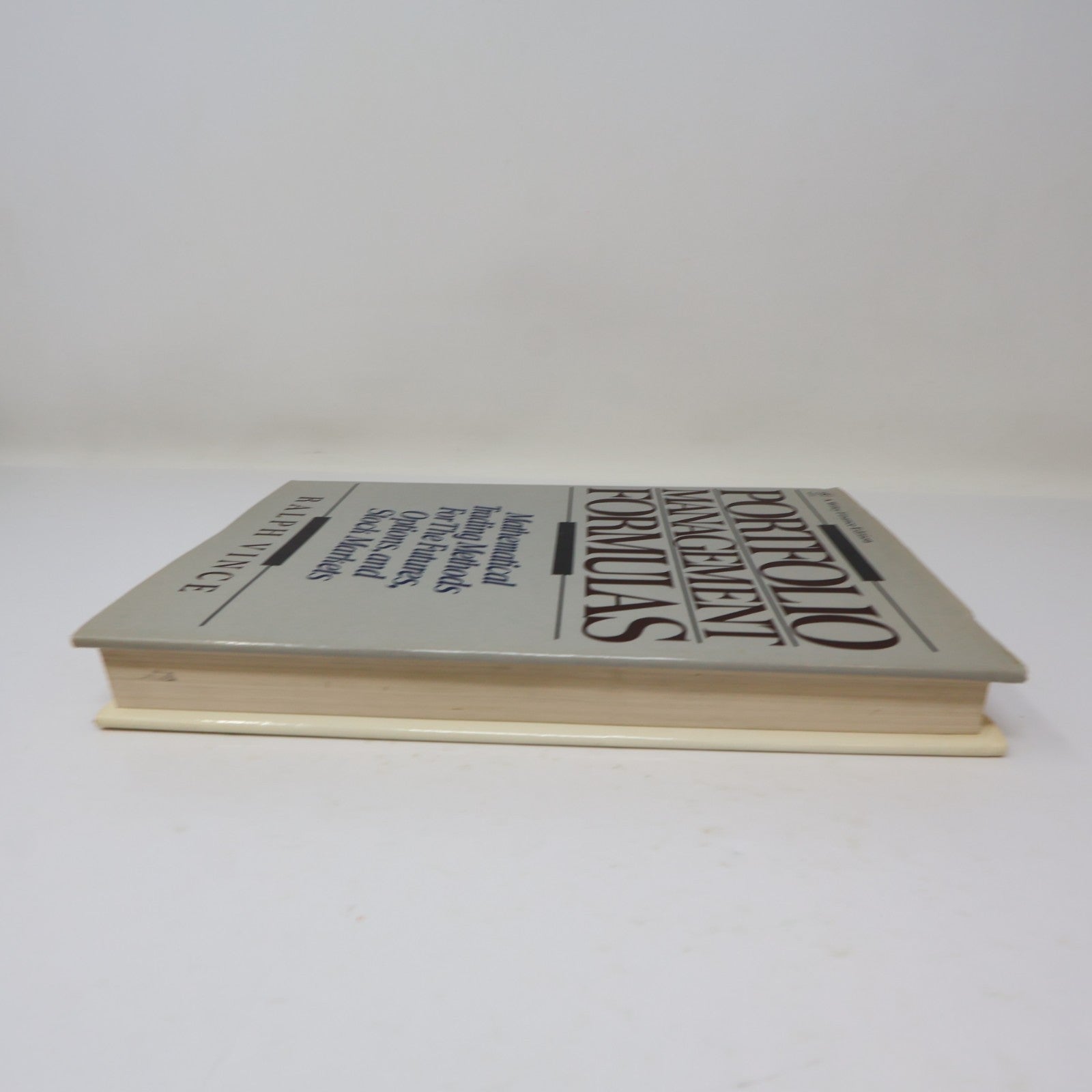 Portfolio Management Formulas Mathematical Trading Methods Ralph Vince Wiley HC
