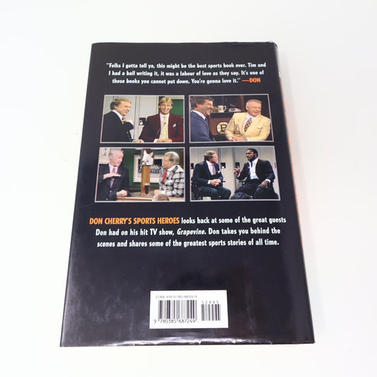 2016 Don Cherry's Sports Heroes Doubleday Canada Hardcover Hockey Book 2010s HC