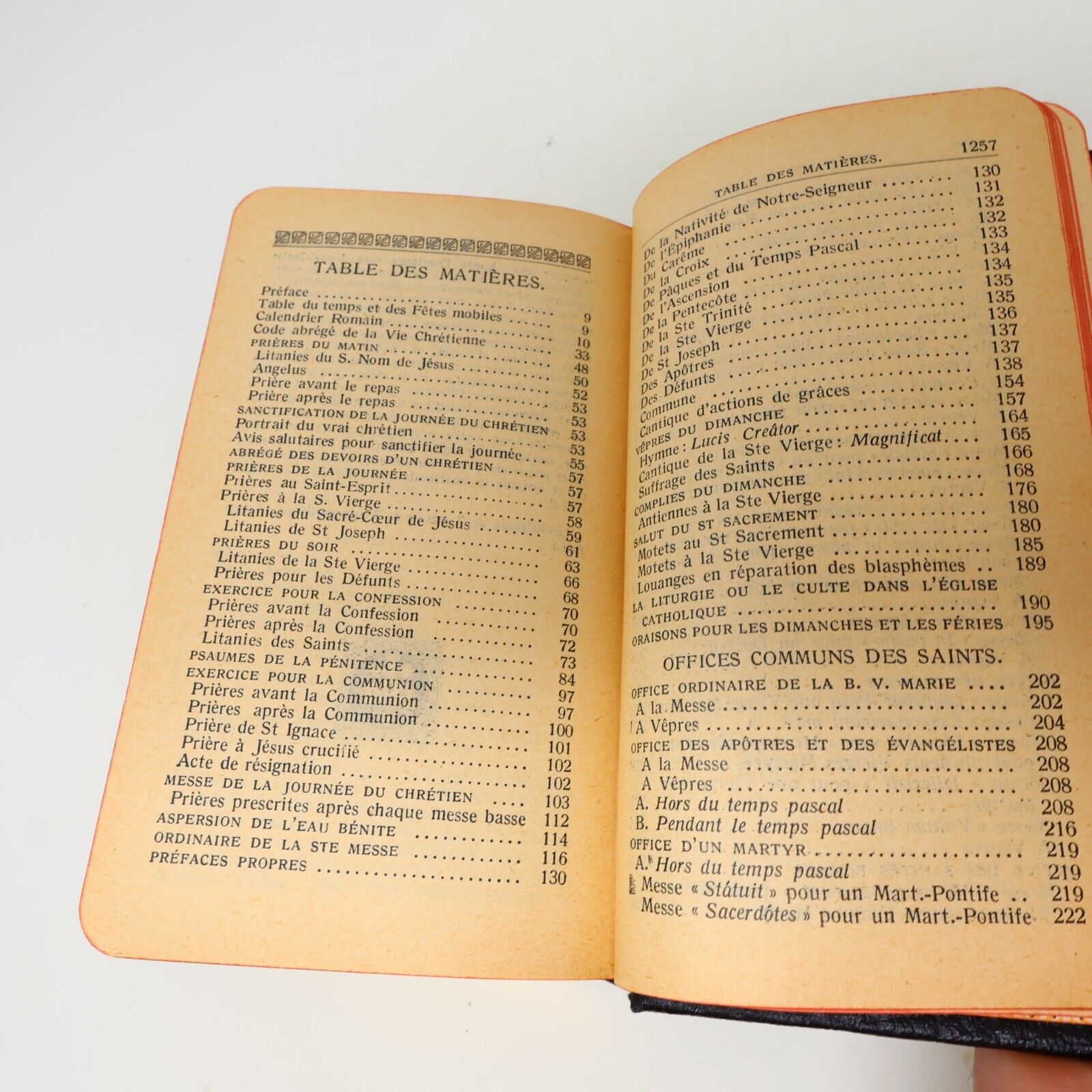 1922 Paroissien Romain Missel Vespéral Expliqué Proost Religion Français Latin