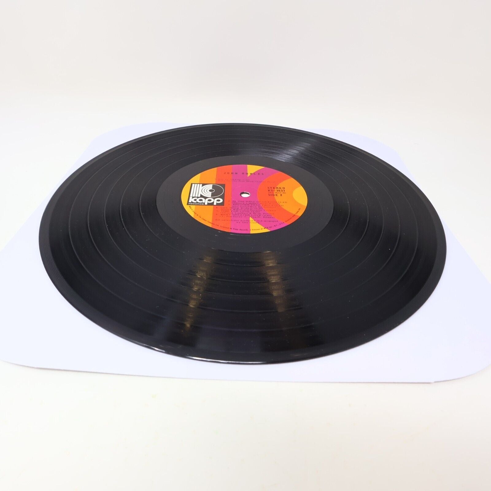 John Rowles Sings Cheryl Moana Marie LP Record Vinyl Canada KS 3637 Kapp 1970