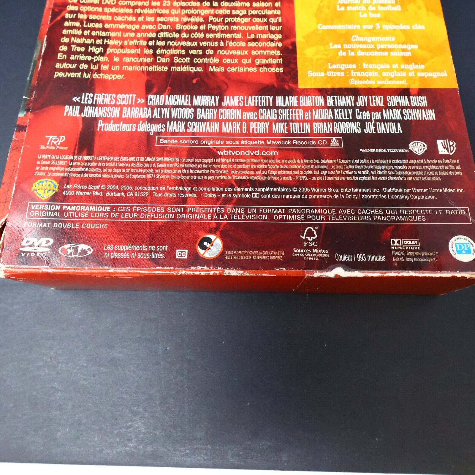 Les Frères Scott/One Tree Hill Saison 2 DVD Testé Français/English NTSC Region 1