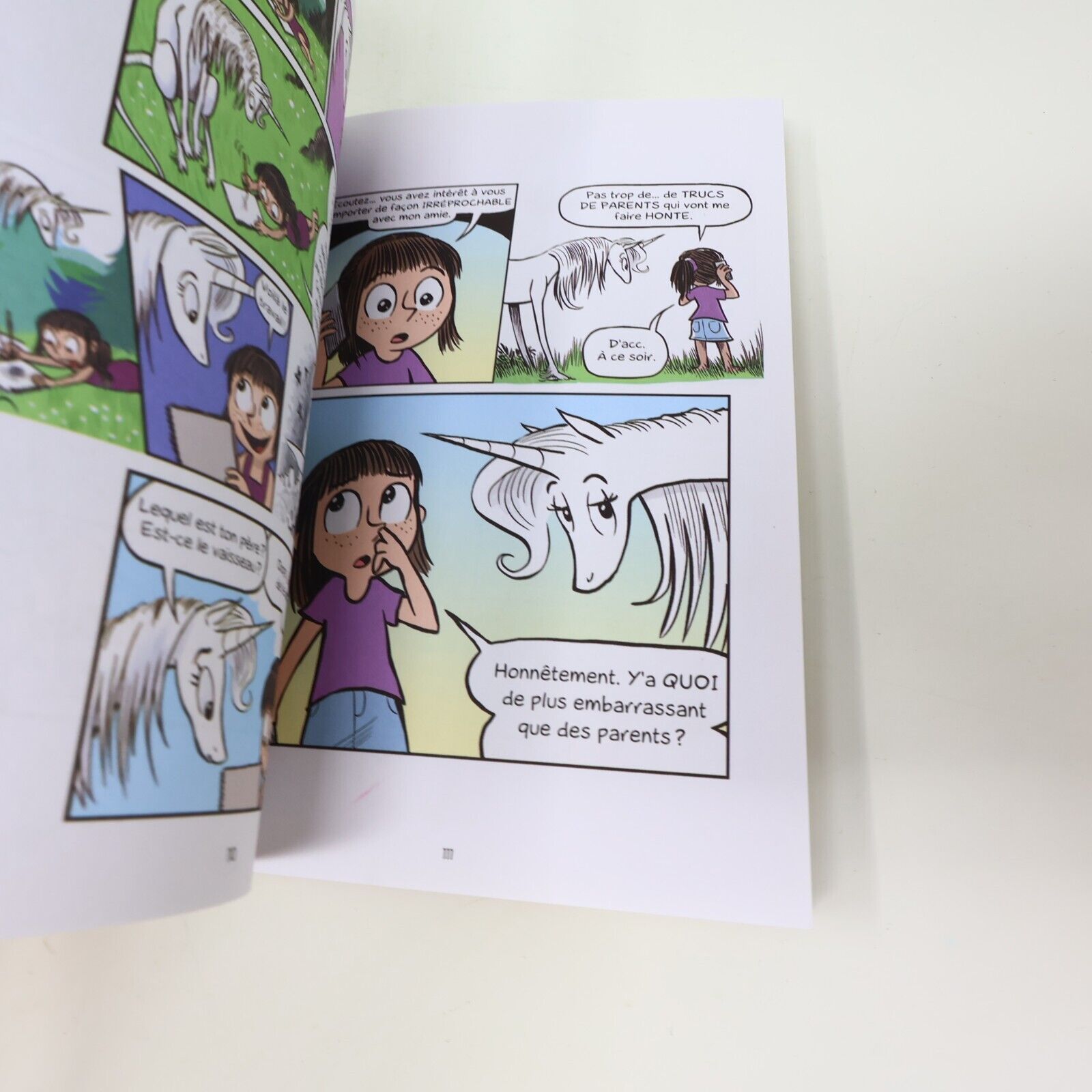 2017 Lucie et sa Licorne Dana Simpson Enfants Bande Dessinée Bd 404 Editions PB