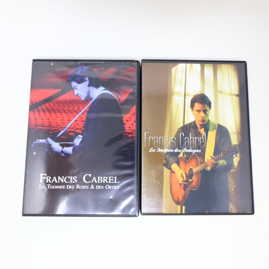 Francis Cabrel La Tournée des Roses et des Orties / Bodegas Lot 2 DVD NTSC Testé