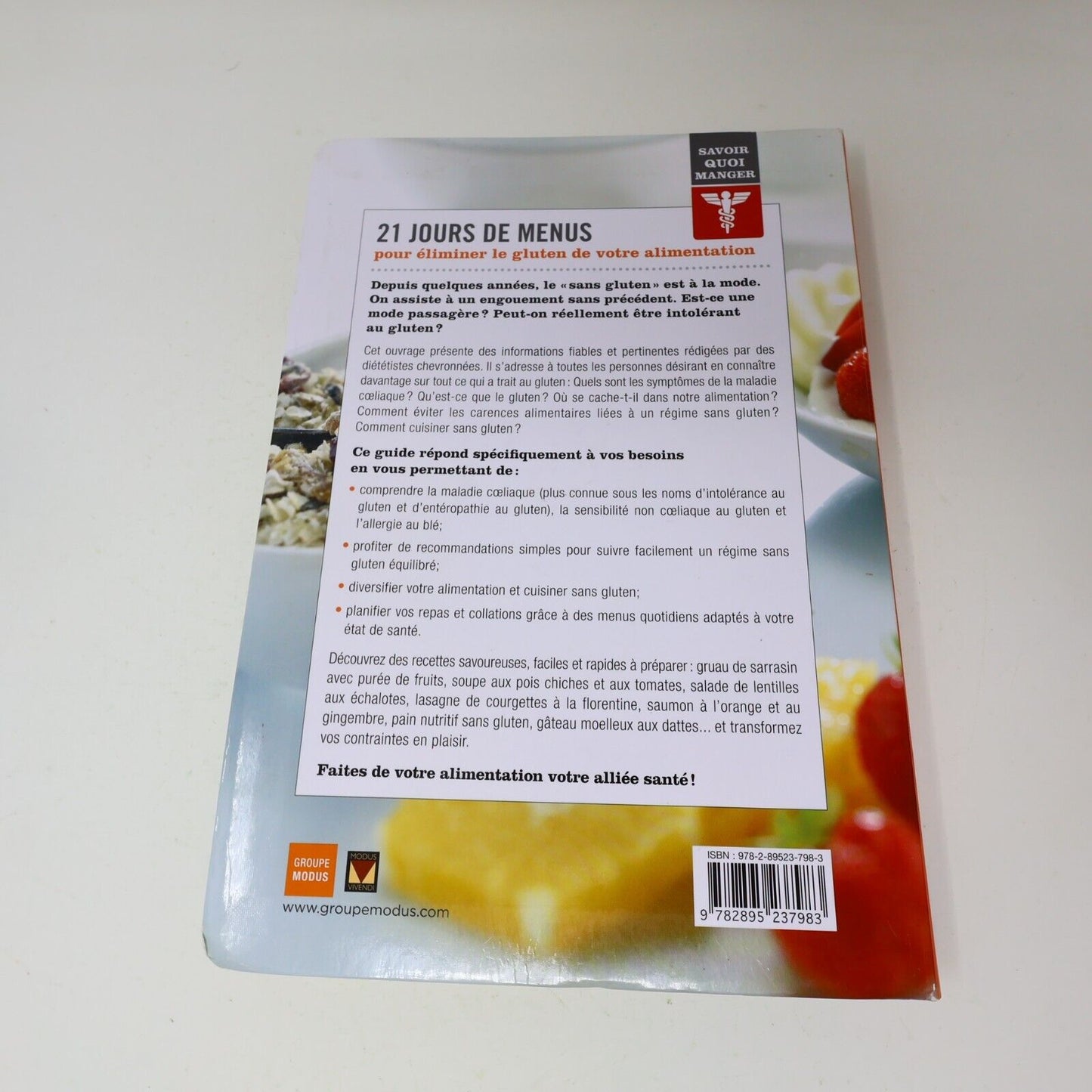 21 Jours de Menus Alimentation Nutrition Diététique Sans Gluten 2014 Français PB