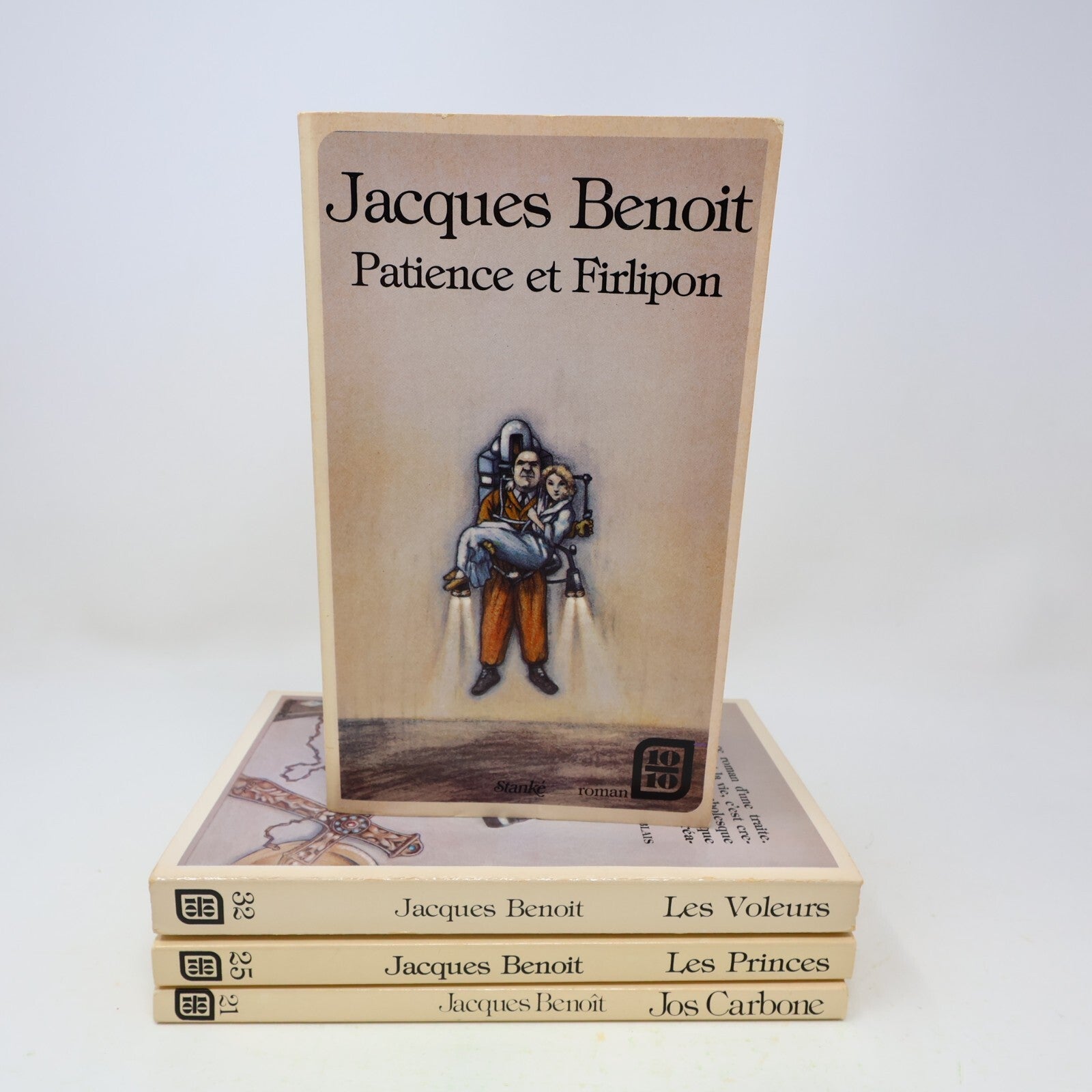 Jacques Benoit Lot 4 Livres Québec 10/10 Patience et Firlipon/Voleurs/Princes PB