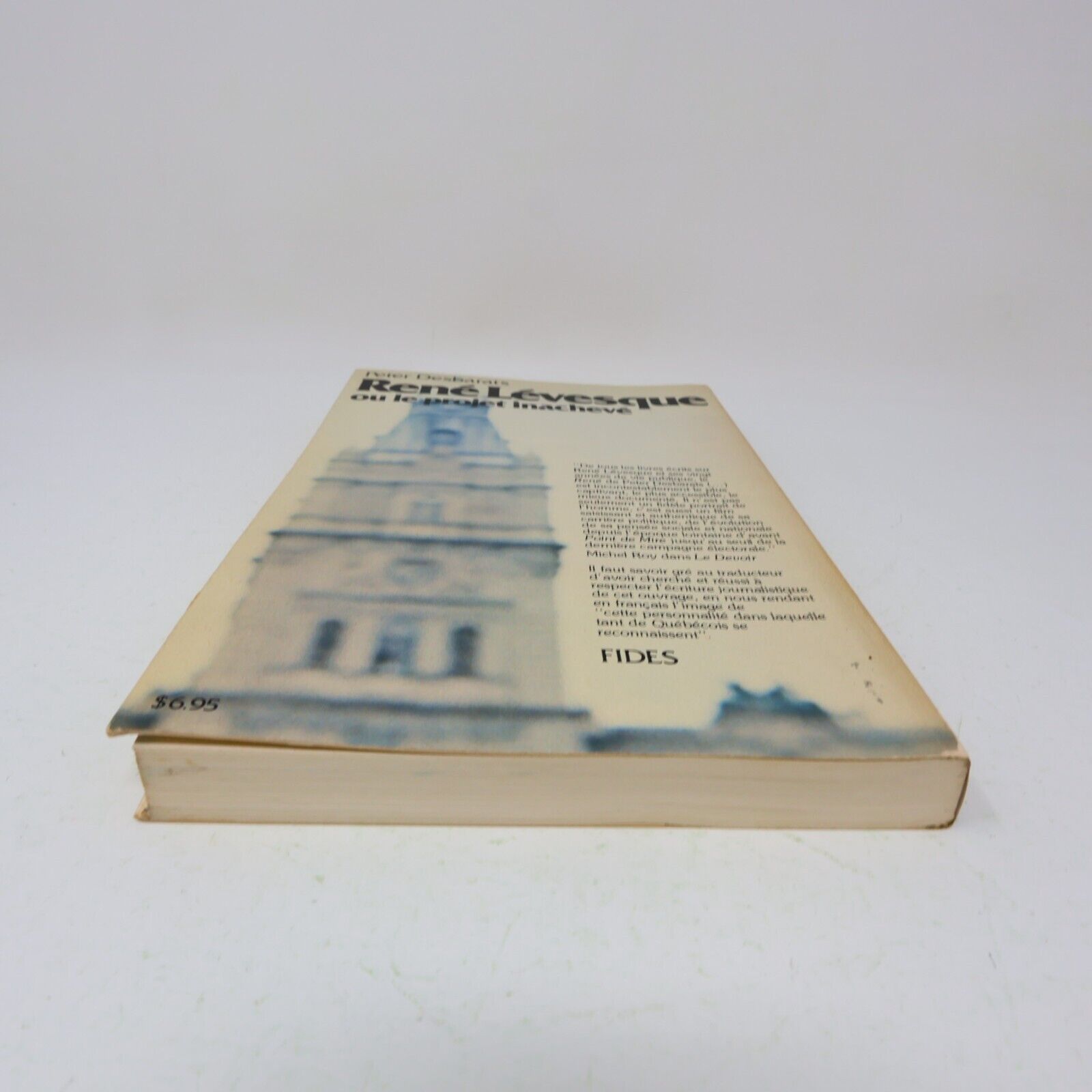 1977 René Lévesque ou le Projet Inachevé Peter Desbarats Biographie Politique PB