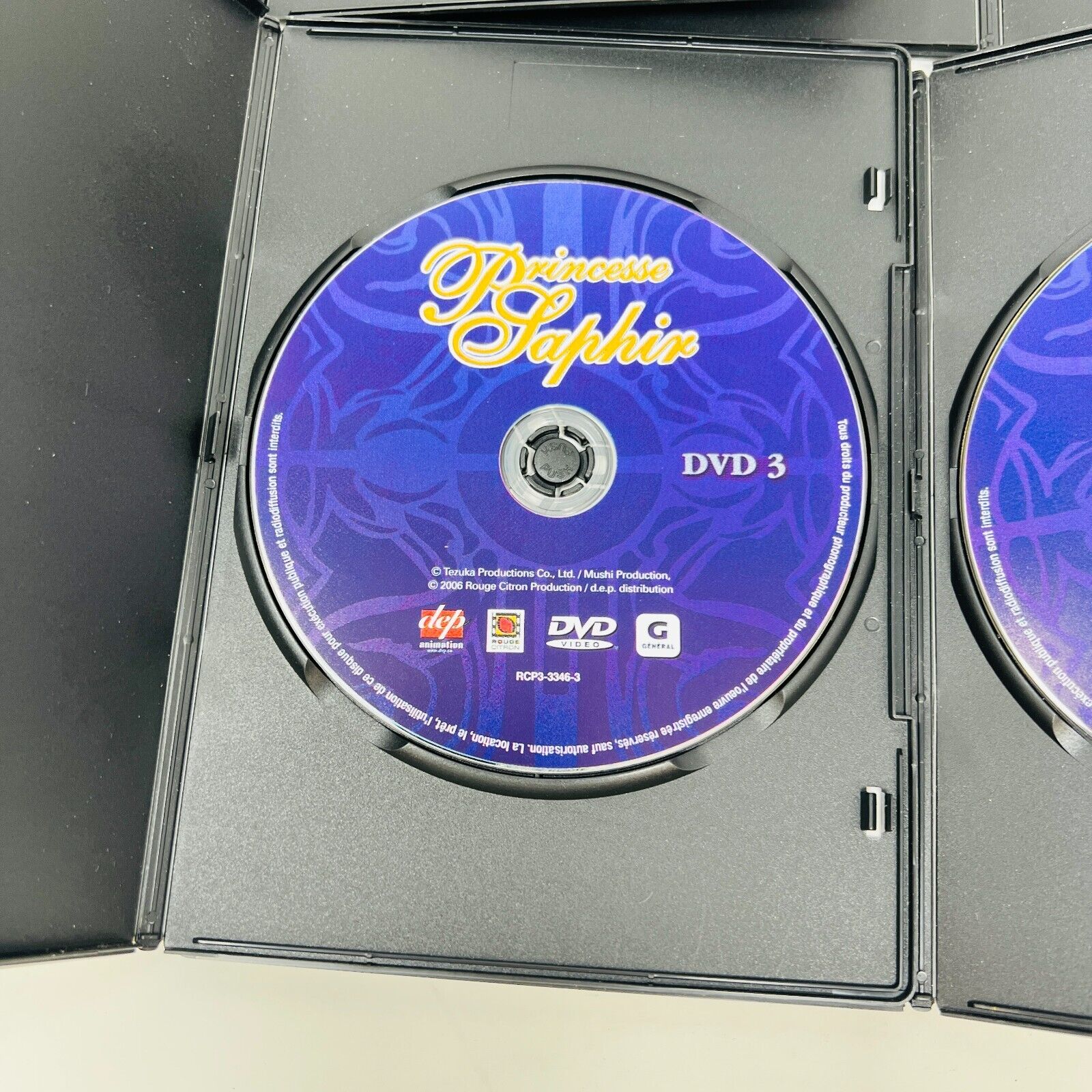 Coffret Princesse Saphir DVD Testé Série Enfants NTSC DEP en Français/French 4:3