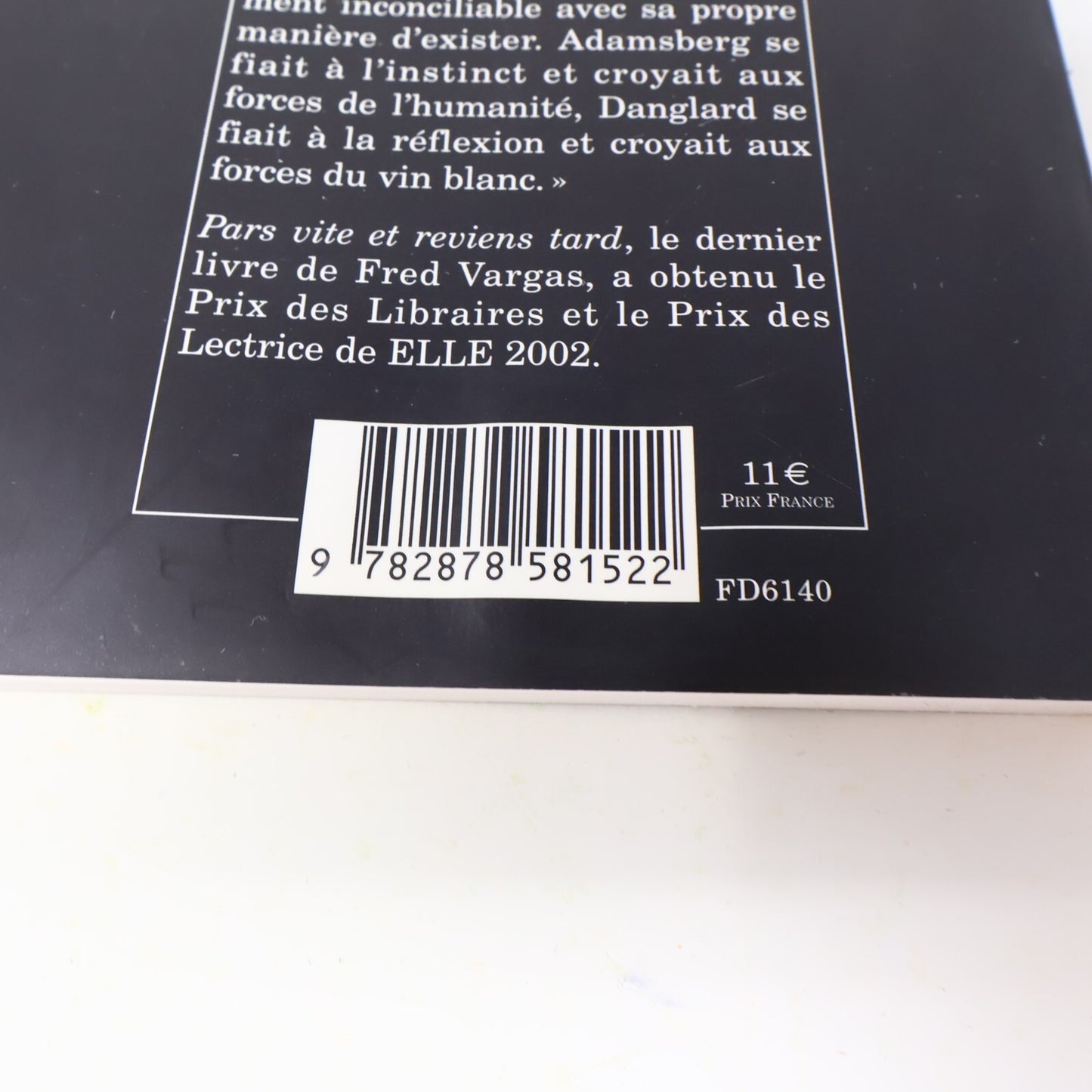 Fred Vargas Lot 8 Livres Pars Vite et Reviens Tard/Coule la Seine Français 2000s
