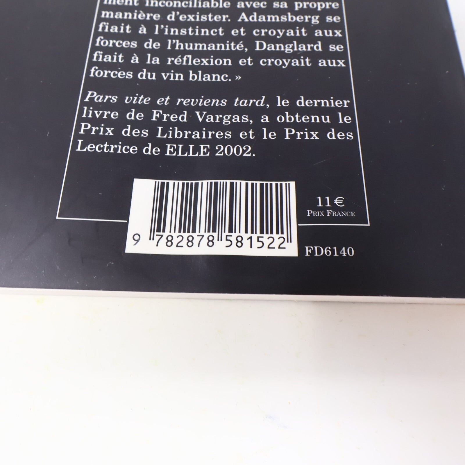 Fred Vargas Lot 8 Livres Pars Vite et Reviens Tard/Coule la Seine Français 2000s