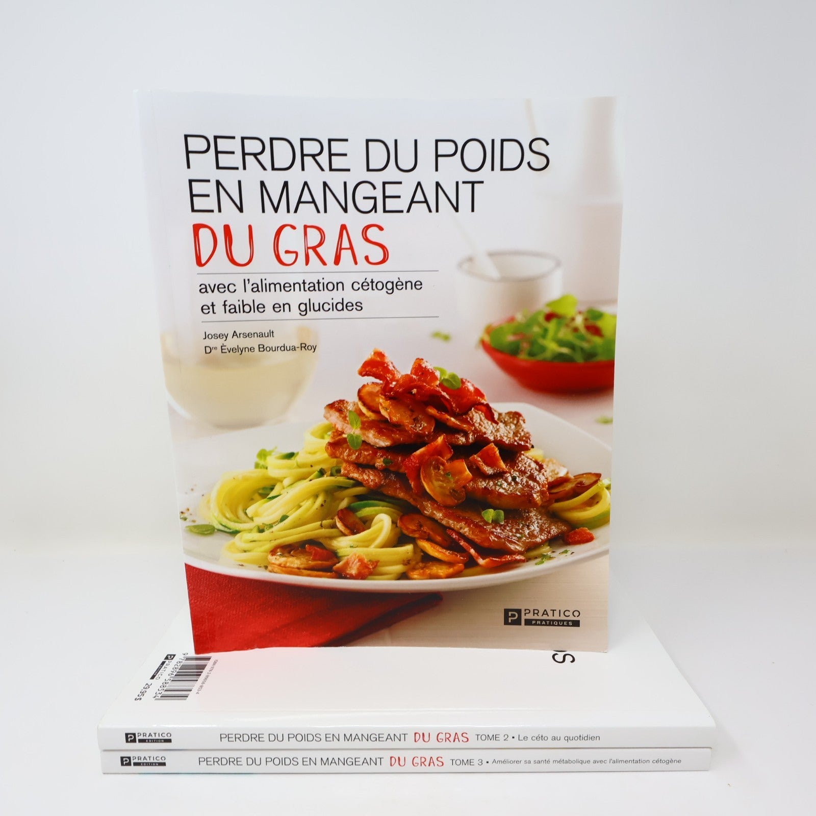 Perdre du Poids en Mangeant du Gras #1-3 Lot 3 Livres Cétogène Recettes Cuisine