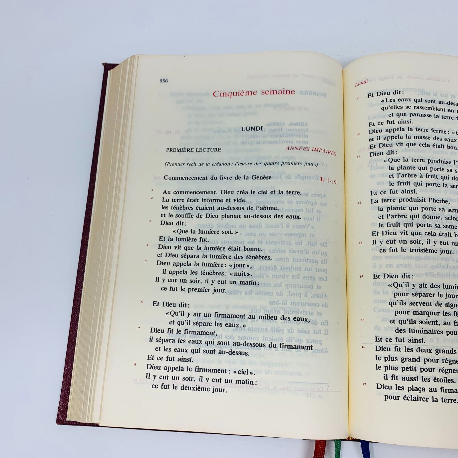 1993 Lectionnaire de Semaine Desclée Mame Français Temps Liturgiques Hardcover